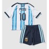Argentina Lionel Messi #10 Hjemmedraktsett Barn VM 2026 Kortermet (+ korte bukser)